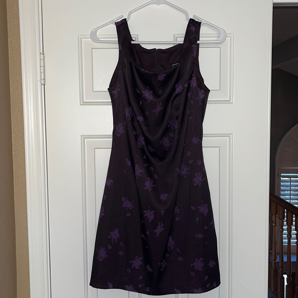 Plum purple semi formal dress.